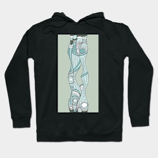 Sea Weeds, soft teal Hoodie